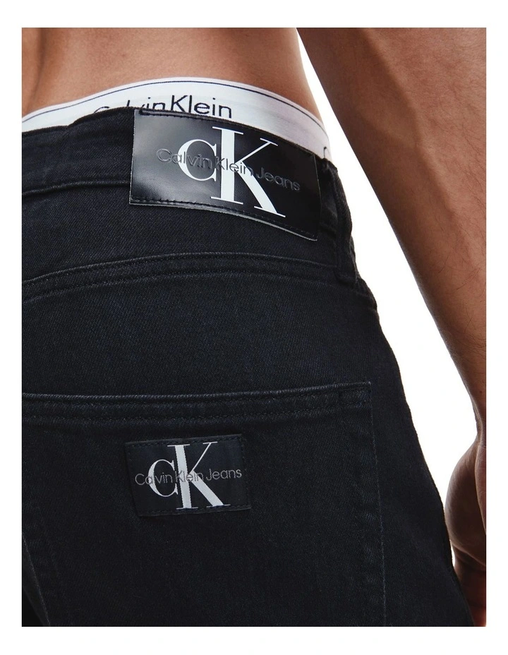 Calvin Klein Jeans 90s Straight Jean In Black - Image 5