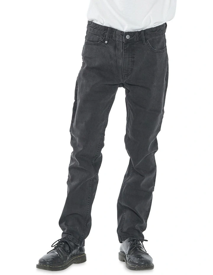 Thrills Bones Denim Jean In Aged Black