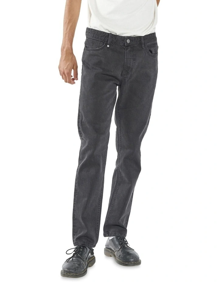 Thrills Bones Denim Jean In Aged Black - Image 3