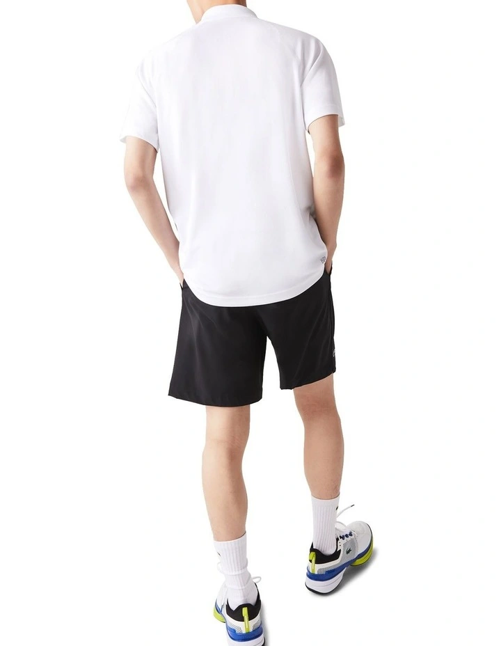 Lacoste Ultra Dry Solid Colour Polo In White - Image 2
