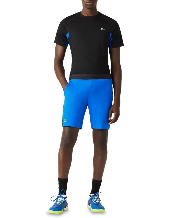 Lacoste Team Leader Ultra Dry Short In Marina/Black