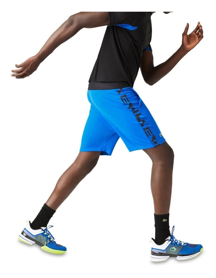 Lacoste Team Leader Ultra Dry Short In Marina/Black - Image 2