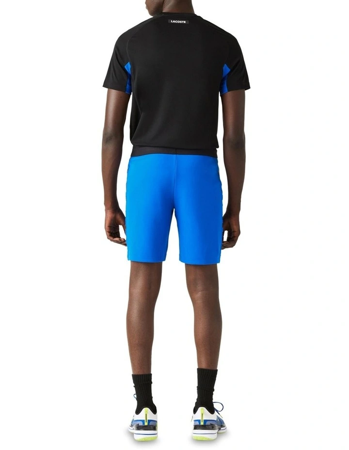 Lacoste Team Leader Ultra Dry Short In Marina/Black - Image 3