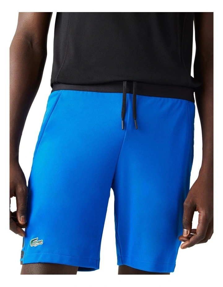 Lacoste Team Leader Ultra Dry Short In Marina/Black - Image 4