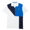 Lacoste Team Leader Ultra Dry Polo In White/Black