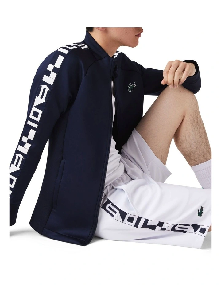 Lacoste Team Leader Ultra Dry Short In White/White - Image 5