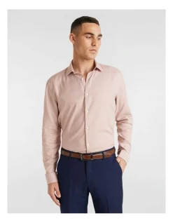 Yd. Gatzby Slim Dress Shirt In Natural