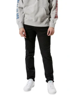 American Eagle AirFlex Slim Straight Jean In Black