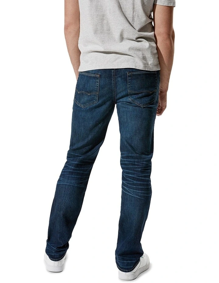 American Eagle AE AirFlex Original Straight Jean In Dark Reflections - Image 2