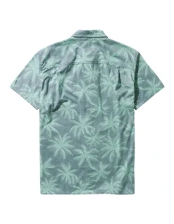 American Eagle AE Tropical Button-Up Resort Shirt In Teal 7 American Eagle AE Tropical Button-Up Resort Shirt In Teal -Nena & Pasadena Sales 938448640 4 720x928