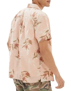 American Eagle Tropical Button-Up Resort Shirt In Pink 7 American Eagle Tropical Button-Up Resort Shirt In Pink -Nena & Pasadena Sales 938449090 3 720x928