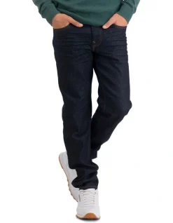 American Eagle AE AirFlex Slim Straight Jean In Dark Rinse