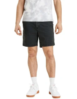 American Eagle Ne(x)t Level Classic 8" Khaki Short In Black