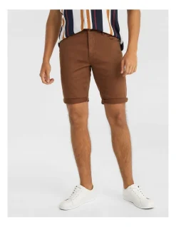 Yd. Herston Chino Short In Chocolate