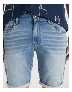 Yd. Tate Denim Short In Light Blue -Nena & Pasadena Sales 939000520 3 720x928