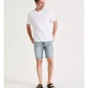 Reserve Talbot Denim Shorts In Light Blue