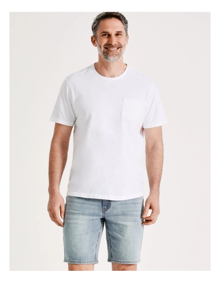 Reserve Talbot Denim Shorts In Light Blue - Image 3