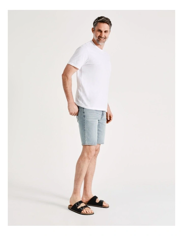 Reserve Talbot Denim Shorts In Light Blue - Image 5