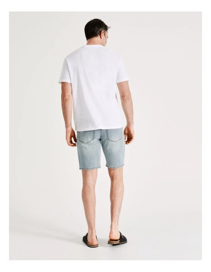 Reserve Talbot Denim Shorts In Light Blue - Image 6