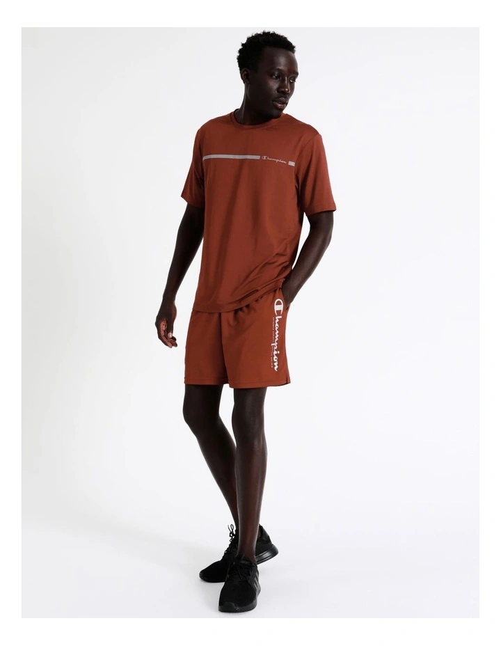 Champion Core Script Training Short In Tangiers