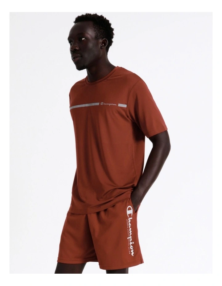 Champion Core Script Training Short In Tangiers - Image 2