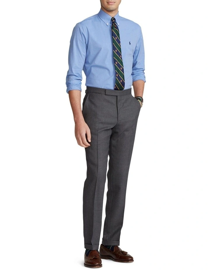 Polo Ralph Lauren Classic Fit Stretch Poplin Shirt In Blue 3 Polo Ralph Lauren Classic Fit Stretch Poplin Shirt In Blue - Image 3