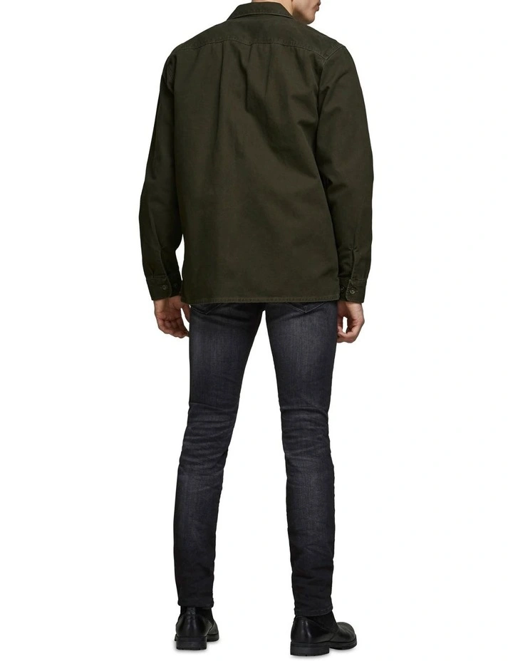 Jack & Jones Tim Original Jeans In Black Denim - Image 2