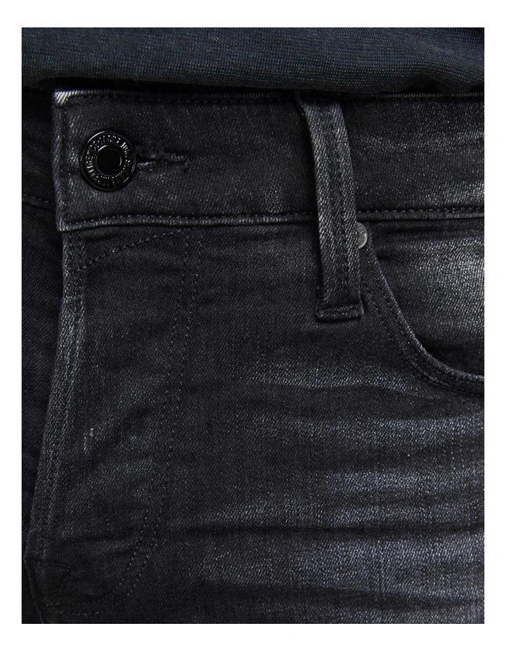 Jack & Jones Tim Original Jeans In Black Denim - Image 3