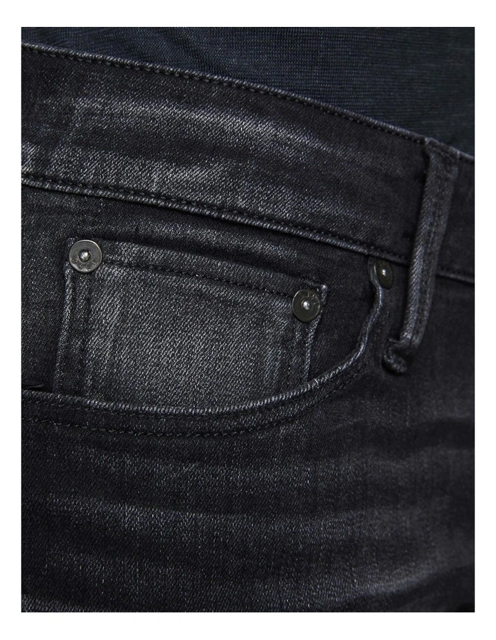 Jack & Jones Tim Original Jeans In Black Denim - Image 4