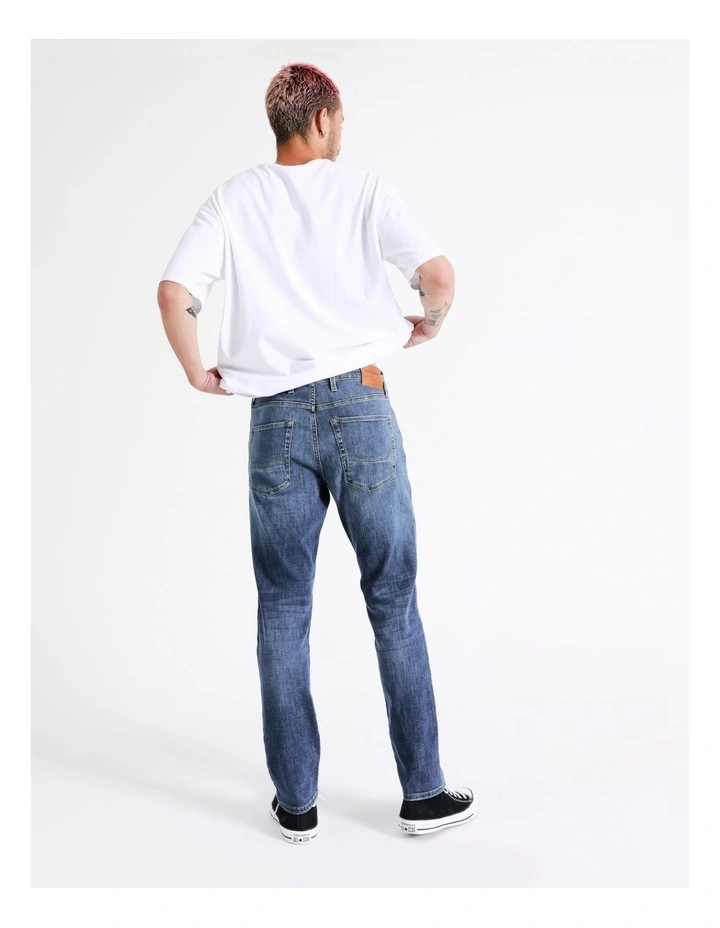 Jack & Jones Tim Vintage 097 Jeans In Blue Denim - Image 7