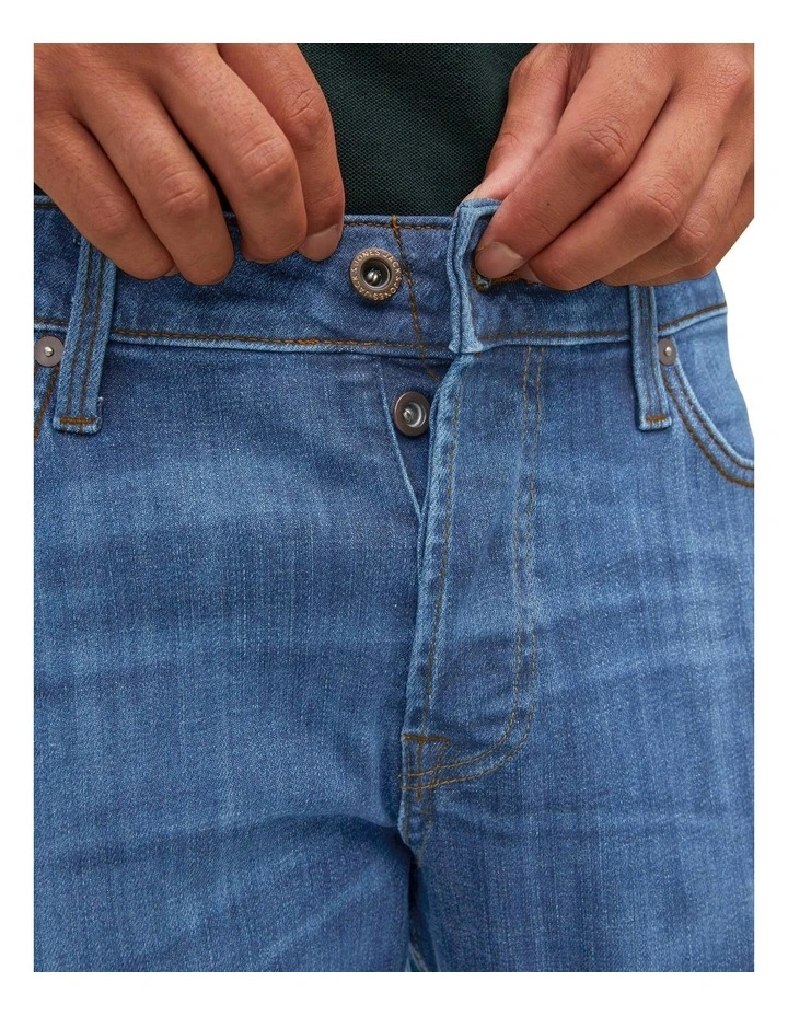 Jack & Jones Tim Vintage 097 Jeans In Blue Denim - Image 4