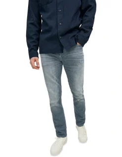 Jack & Jones Tim Oliver Organic Cotton Jeans In Blue Denim