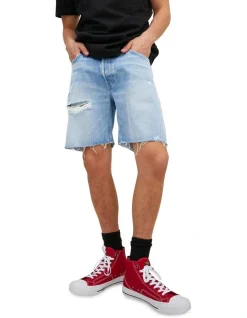 Jack & Jones Chris Original Shorts 263 In Blue Denim