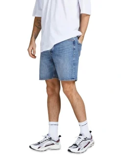 Jack & Jones Chris Original 023 Denim Shorts In Blue Denim