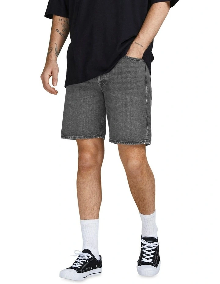 Jack & Jones Chris Original 323 Denim Shorts In Grey Denim