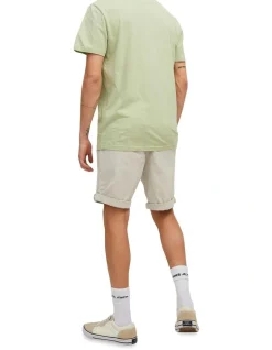 Alternative view of Jack & Jones Fury Chino Shorts In Silver Branch