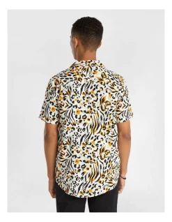 Alternative view of Yd. Snappy Viscose Print Shirt In White