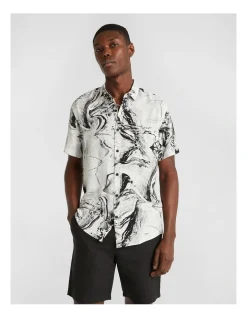 Yd. Ether Print Shirt In Multi