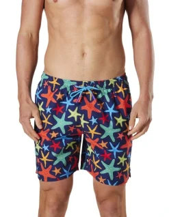 Mitch Dowd Men's Starfish Repreve Swimshort In Navy