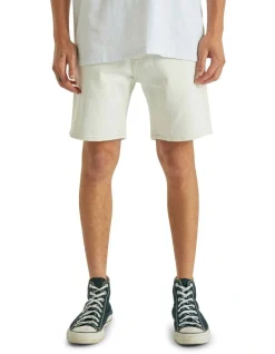 Nomadic Paradise Parkside Denim Short In Cream