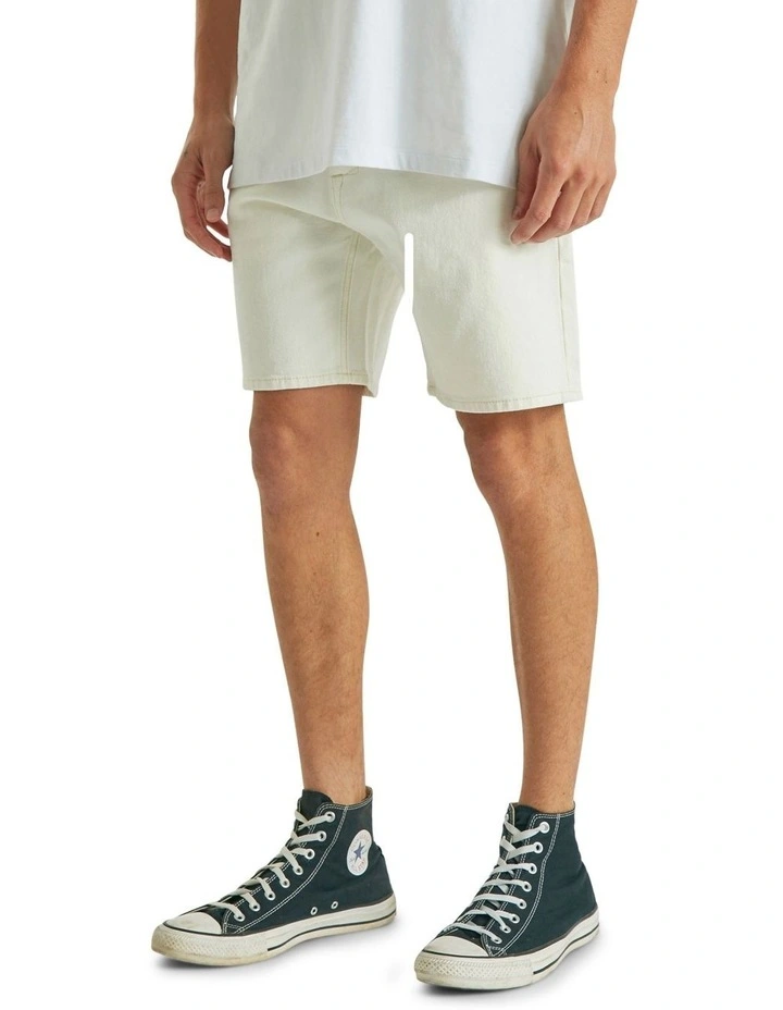 Nomadic Paradise Parkside Denim Short In Cream - Image 2