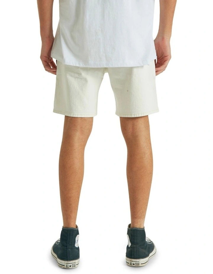 Nomadic Paradise Parkside Denim Short In Cream - Image 3