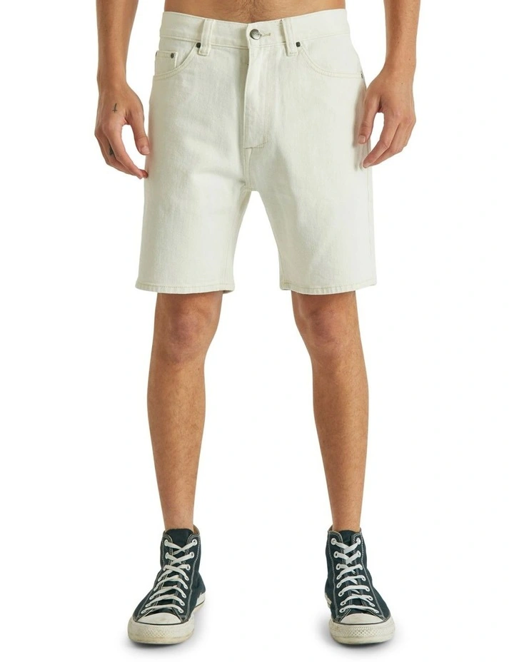 Nomadic Paradise Parkside Denim Short In Cream - Image 4