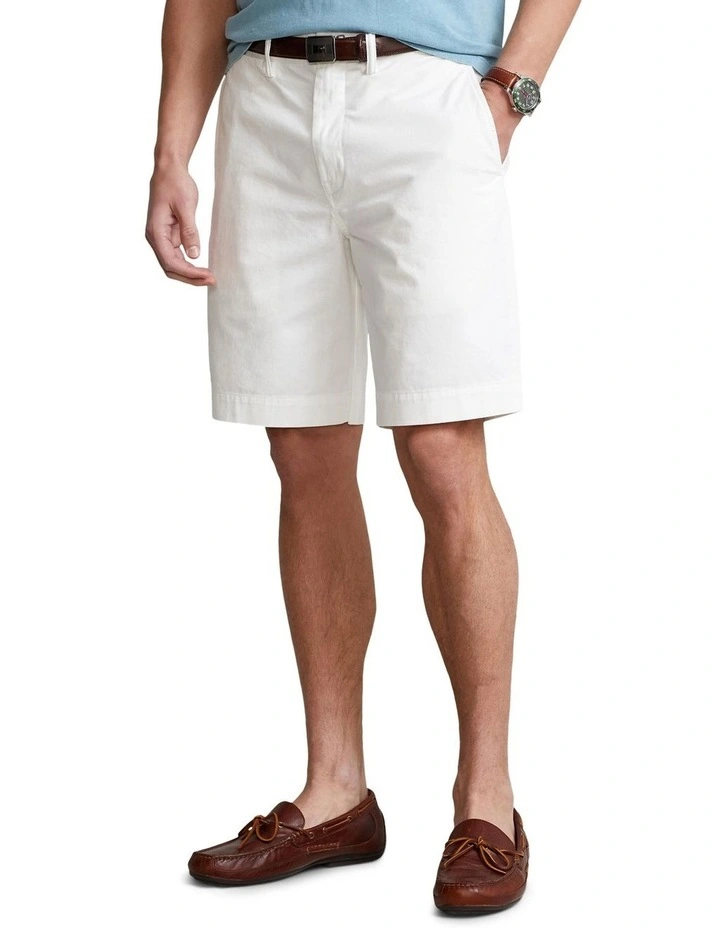 Polo Ralph Lauren 9-Inch Stretch Classic Fit Chino Short In White 1 Polo Ralph Lauren 9-Inch Stretch Classic Fit Chino Short In White