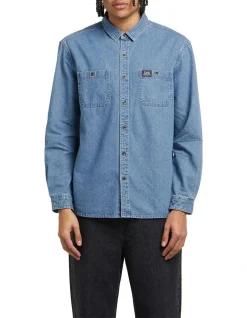 Lee Worker Shirt In Original Stone