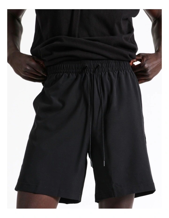 Calvin Klein Stretch Woven Gym Shorts In Black - Image 3