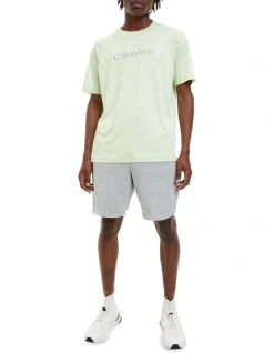 Calvin Klein Knit Short In Grey Heather