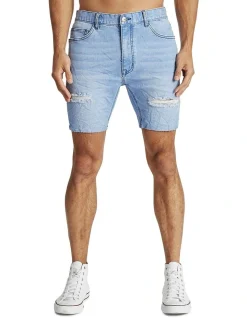 KSCY Ks2 Denim Short In Blue