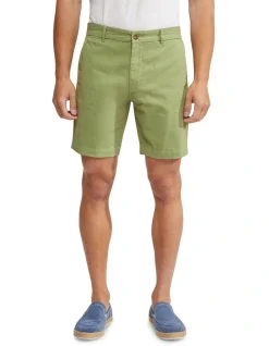 Oxford Henry Chino Shorts In Green