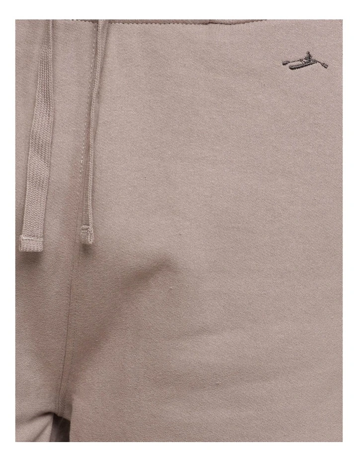 Oxford Isak Jersey Shorts In Putty Brown - Image 6